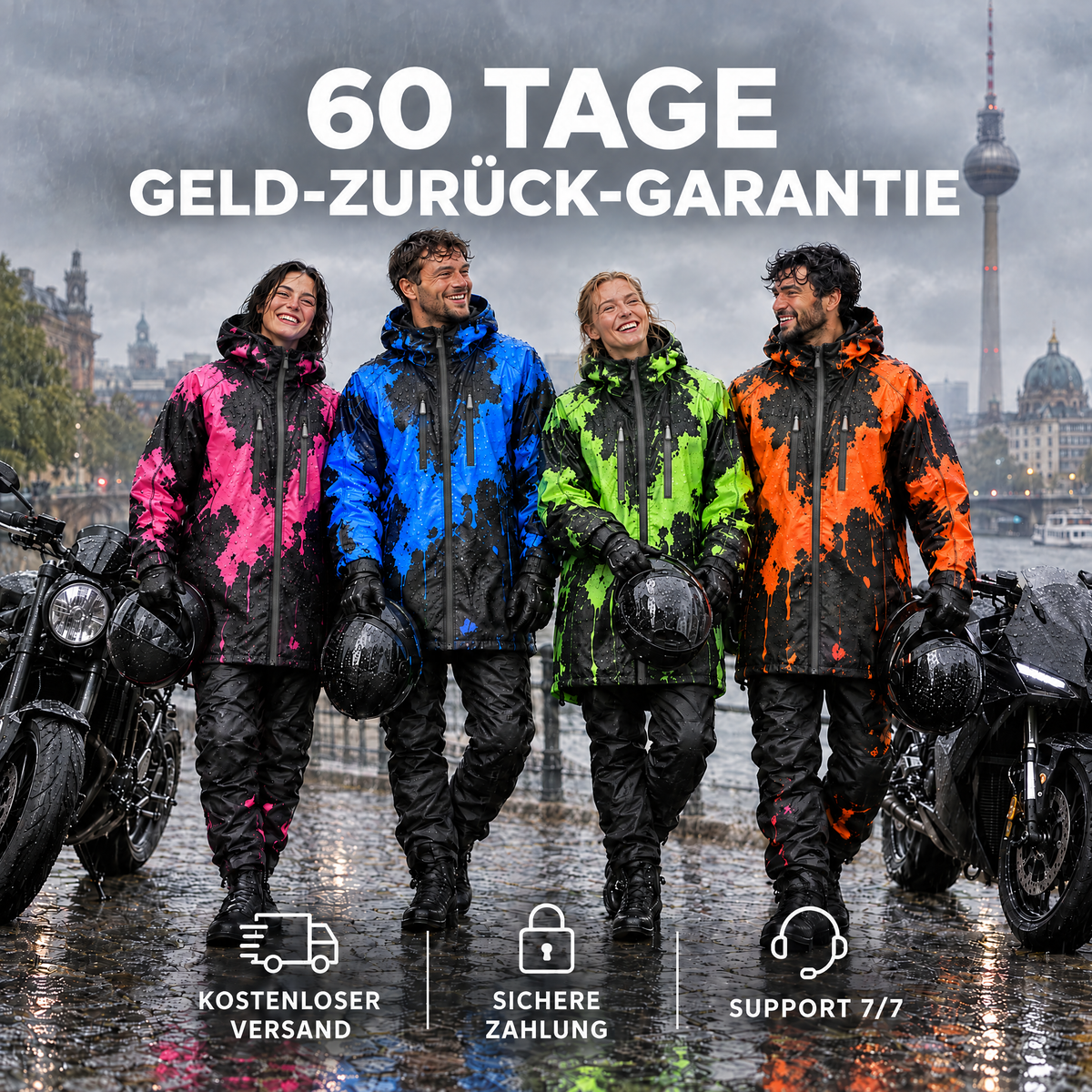 60 Tage Geld-zurück-Garantie – CHROMA RIDE