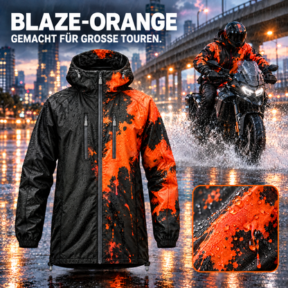 Blaze-Orange – nass werden die Splashes sichtbar